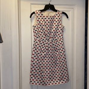 Crew Cuts polka dot bows classic cotton dress